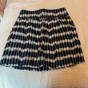 00 navy blue/white LOFT work skirt